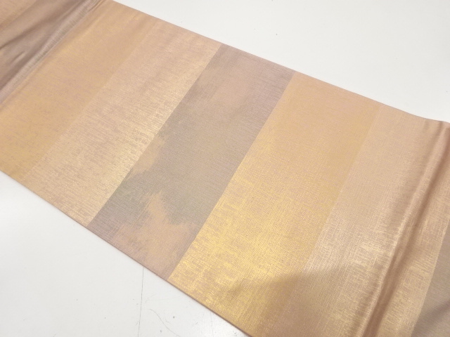 横段模様織り出し　袋帯